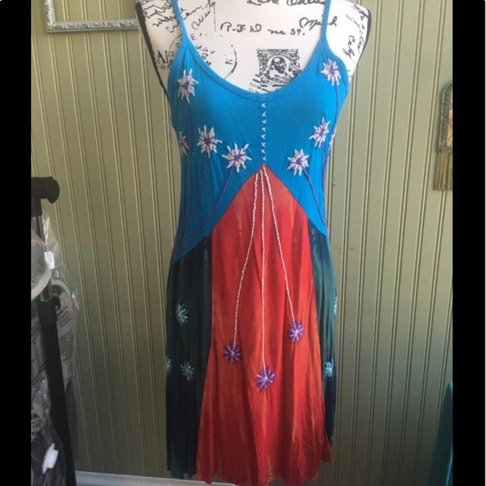 Viscose summer sundress